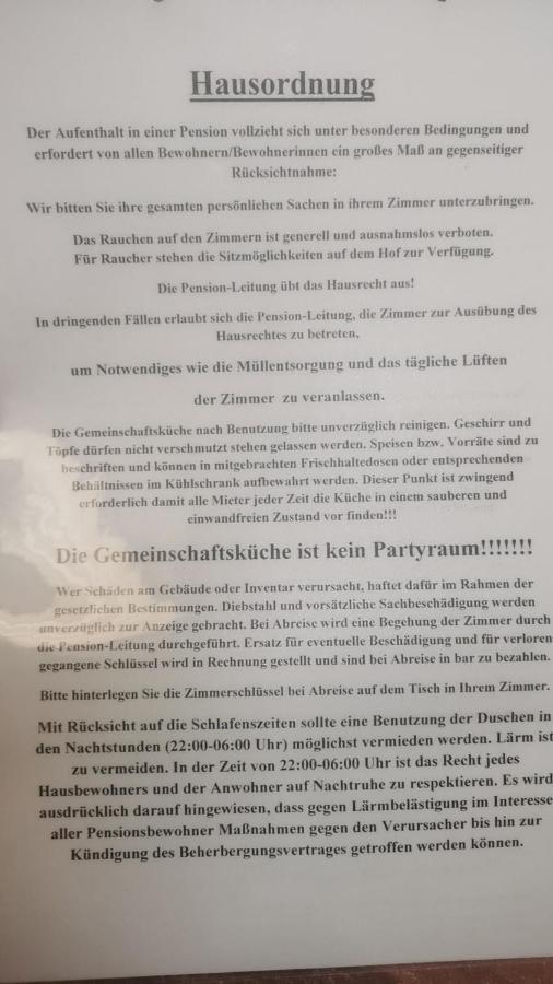 Zimmervermietung Schoenfliesser Stuben Auch Fuer Monteure Eisenhüttenstadt Eksteriør billede